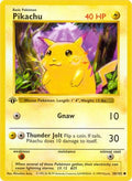 Pikachu 058  - 1st Edition Base Set Shadowless - Common