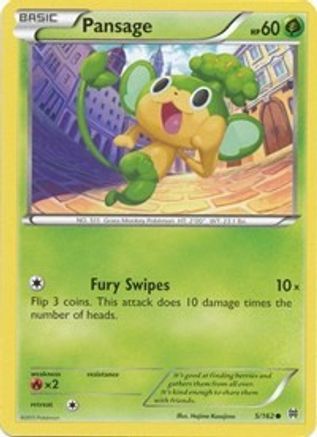 Pansage 005  XY  BREAKthrough - Common