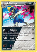 Bisharp 064  - Holofoil XY  Steam Siege - Holo Rare