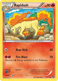 Rapidash 017  - Reverse Holofoil XY  Steam Siege - Uncommon