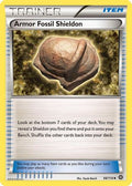 Armor Fossil Shieldon 098  - Reverse Holofoil XY  Steam Siege - Uncommon