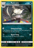 Alolan Raticate/147  - Reverse Holofoil SM  Burning Shadows - Rare
