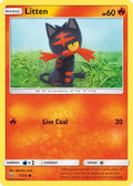 Litten 015  - Reverse Holofoil Shining Legends - Common