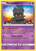 Marshadow 045  - Reverse Holofoil Shining Legends - Holo Rare