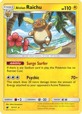Alolan Raichu 031  - Reverse Holofoil SM  Crimson Invasion - Holo Rare