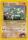 Brock's Rhyhorn (22) (22) 022  - Unlimited Gym Heroes - Rare