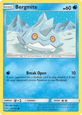Bergmite  - Reverse Holofoil SM  Forbidden Light - Common