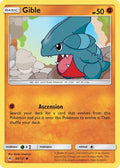 Gible 060  - Reverse Holofoil SM  Forbidden Light - Common
