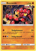 Buzzwole 077  - Reverse Holofoil SM  Forbidden Light - Rare