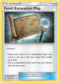 Fossil Excavation Map 107  SM  Forbidden Light - Uncommon