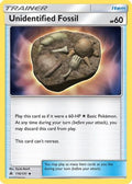 Unidentified Fossil  - Reverse Holofoil SM  Forbidden Light - Uncommon