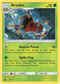Ariados  - Reverse Holofoil SM  Celestial Storm - Holo Rare