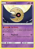 Lunatone  - Holofoil SM  Celestial Storm - Holo Rare