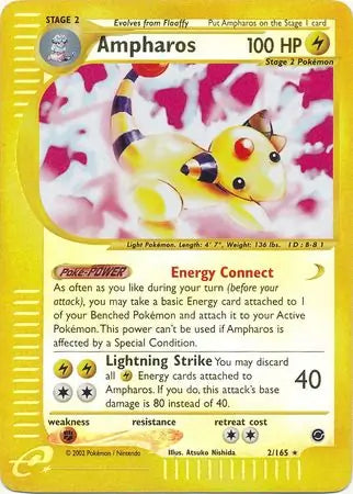 Ampharos Duplicate 002/165 (Expedition)  -  Reverse Holofoil