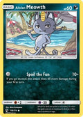 Alolan Meowth 118  SM  Lost Thunder - Common