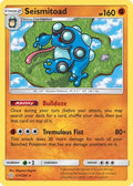 Seismitoad 117  - Reverse Holofoil SM  Cosmic Eclipse - Rare