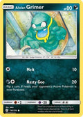 Alolan Grimer 130  - Reverse Holofoil SM  Cosmic Eclipse - Common