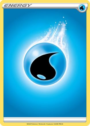 Water Energy  - Reverse Holofoil SWSH01 Sword & Shield Base Set - Common