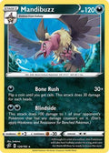 Mandibuzz 120  - Reverse Holofoil SWSH02 Rebel Clash - Rare