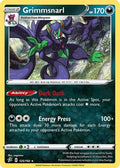 Grimmsnarl 125  - Reverse Holofoil SWSH02 Rebel Clash - Holo Rare