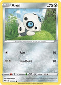 Aron 121  - Reverse Holofoil SWSH03 Darkness Ablaze - Common