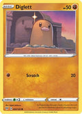 Diglett 084  - Reverse Holofoil SWSH03 Darkness Ablaze - Common