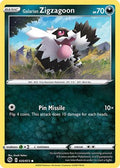 Galarian Zigzagoon 035  - Reverse Holofoil Champions Path - Common