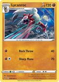 Lycanroc 095  - Reverse Holofoil SWSH04 Vivid Voltage - Rare