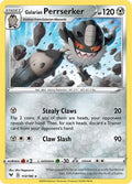 Galarian Perrserker 113  SWSH04 Vivid Voltage - Rare