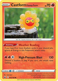 Castform Sunny Form 022  - Reverse Holofoil SWSH06 Chilling Reign - Common