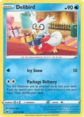 Delibird 032  - Reverse Holofoil SWSH06 Chilling Reign - Common