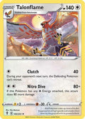 Talonflame 140  - Reverse Holofoil SWSH07 Evolving Skies - Rare