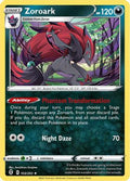 Zoroark 103  - Holofoil SWSH07 Evolving Skies - Holo Rare