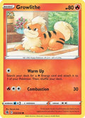 Growlithe 032  - Reverse Holofoil SWSH08 Fusion Strike - Common