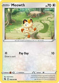 Meowth 199  SWSH08 Fusion Strike - Common