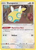 Dunsparce 207  - Reverse Holofoil SWSH08 Fusion Strike - Uncommon
