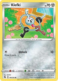 Klefki 186  - Reverse Holofoil SWSH08 Fusion Strike - Common