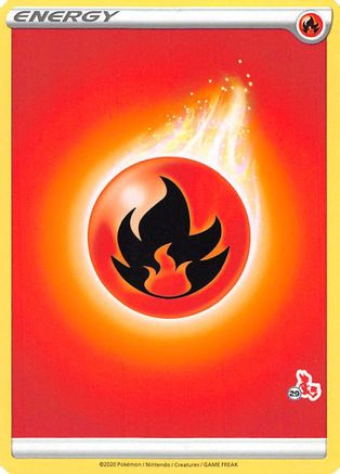Fire Energy (#29 Cinderace Stamped)  Battle Academy 2022 - Promo