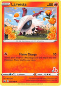 Larvesta - 023/198 (#19 Cinderace Stamped)/198  Battle Academy 2022 - Promo