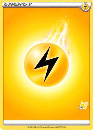 Lightning Energy (#22 Pikachu Stamped)  Battle Academy 2022 - Promo