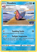 Slowbro 020  - Reverse Holofoil Pokemon GO - Uncommon