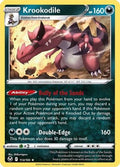 Krookodile 113  - Reverse Holofoil SWSH12 Silver Tempest - Holo Rare