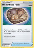 Unidentified Fossil 165  - Reverse Holofoil SWSH12 Silver Tempest - Uncommon