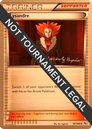 Lysandre - 2015 (Alejandro Ng-Guzman) 090  World Championship Decks - Uncommon