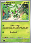 Sprigatito 012/193  - Reverse Holofoil SV02 Paldea Evolved - Common