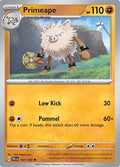 Primeape 107  - Reverse Holofoil SV02 Paldea Evolved - Uncommon
