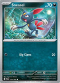Sneasel 133  - Reverse Holofoil SV02 Paldea Evolved - Common