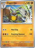 Diggersby 113  - Reverse Holofoil SV03 Obsidian Flames - Uncommon