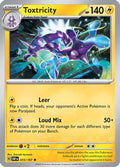 Toxtricity 072  - Reverse Holofoil SV03 Obsidian Flames - Rare