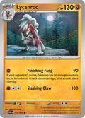 Lycanroc 117  - Reverse Holofoil SV03 Obsidian Flames - Uncommon